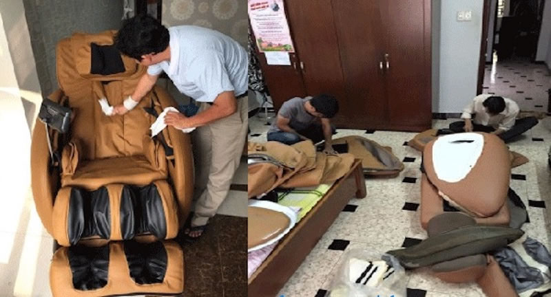 Dịch vụ sửa chữa m&aacute;y ghế massage tại nh&agrave; Vinh Nghệ An